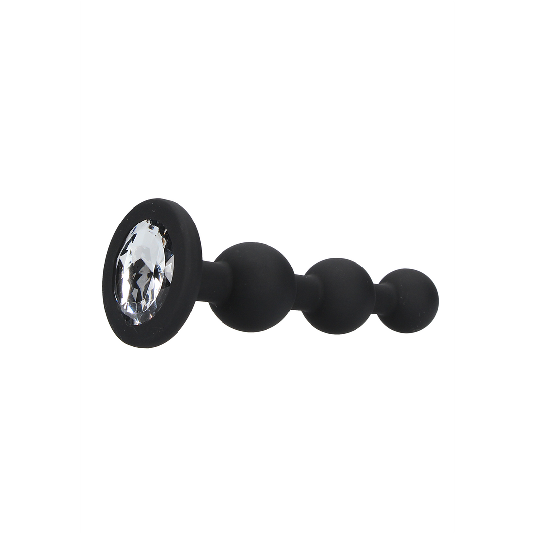 Silicone Beaded Diamond Buttplug - Afbeelding 4