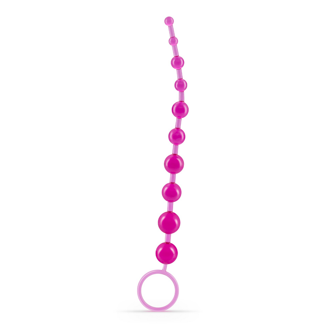 Basis Anale Kralen - 10 Kralen Ketting - Roze - Afbeelding 7