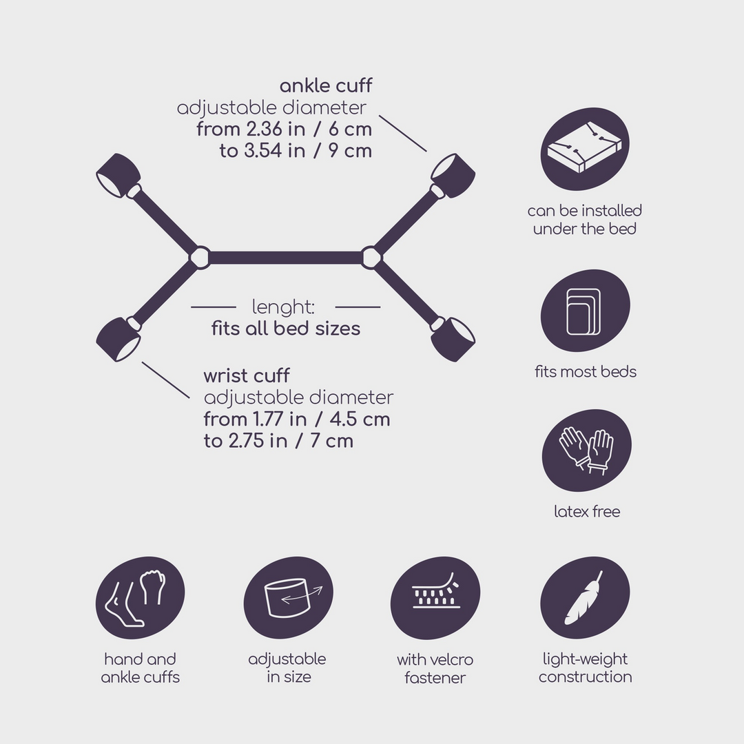 Universele Bedbeperkingen - Zwart - Afbeelding 6
