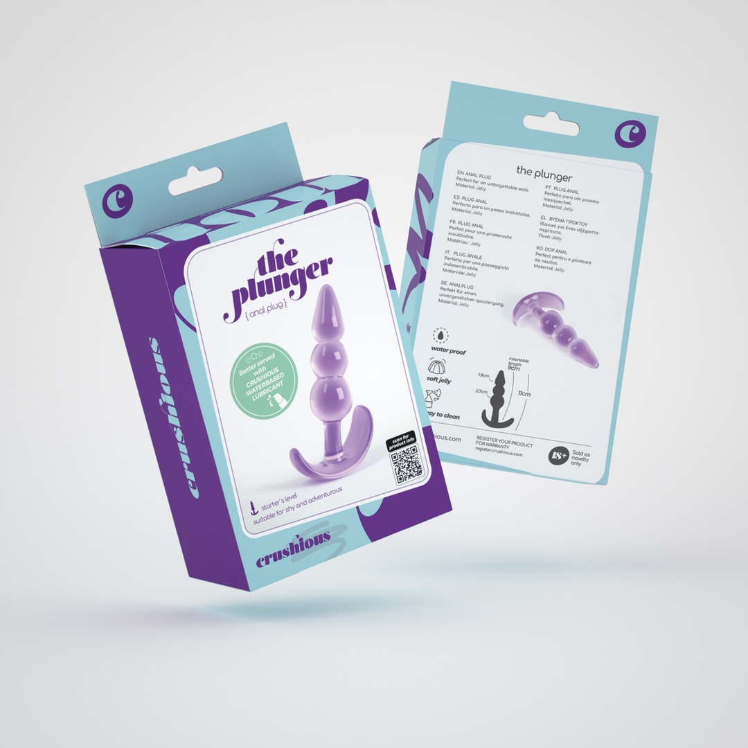 De Plunger - Anale Plug - Lila - Afbeelding 2