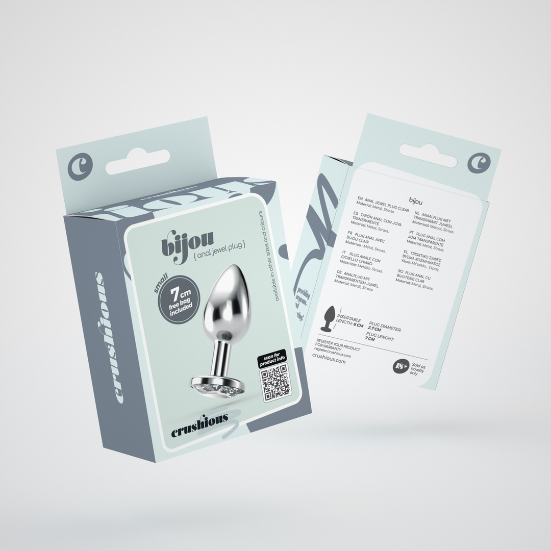 Bijou - Anale Sieraad Plug - Klein - Doorzichtig - Afbeelding 2