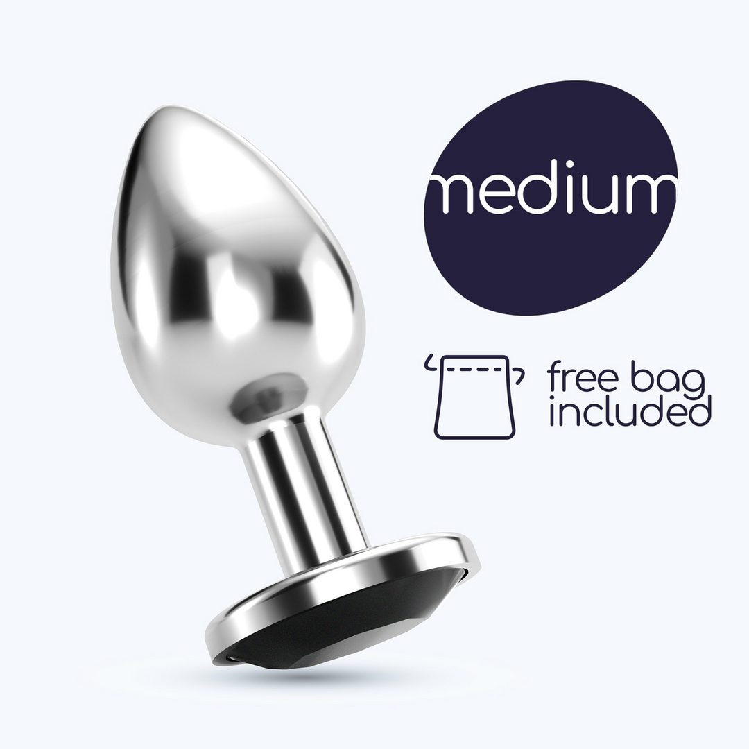 Bijou - Anale Sieraad Plug - Medium - Zwart - Afbeelding 7