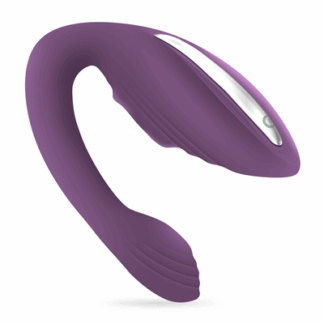 Pleasuriser - Rechargeable Vibrator with Waterbased Lubricant - 1.7 fl oz / 50 ml - Purple
