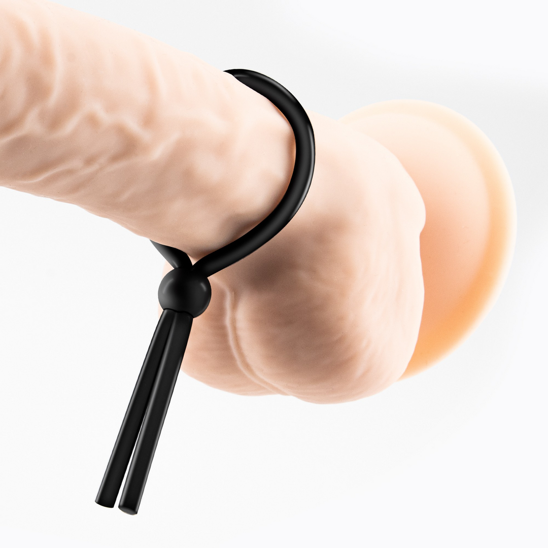 Billy the Ring - Silicone Verstelbare Cockring - Zwart - Afbeelding 4