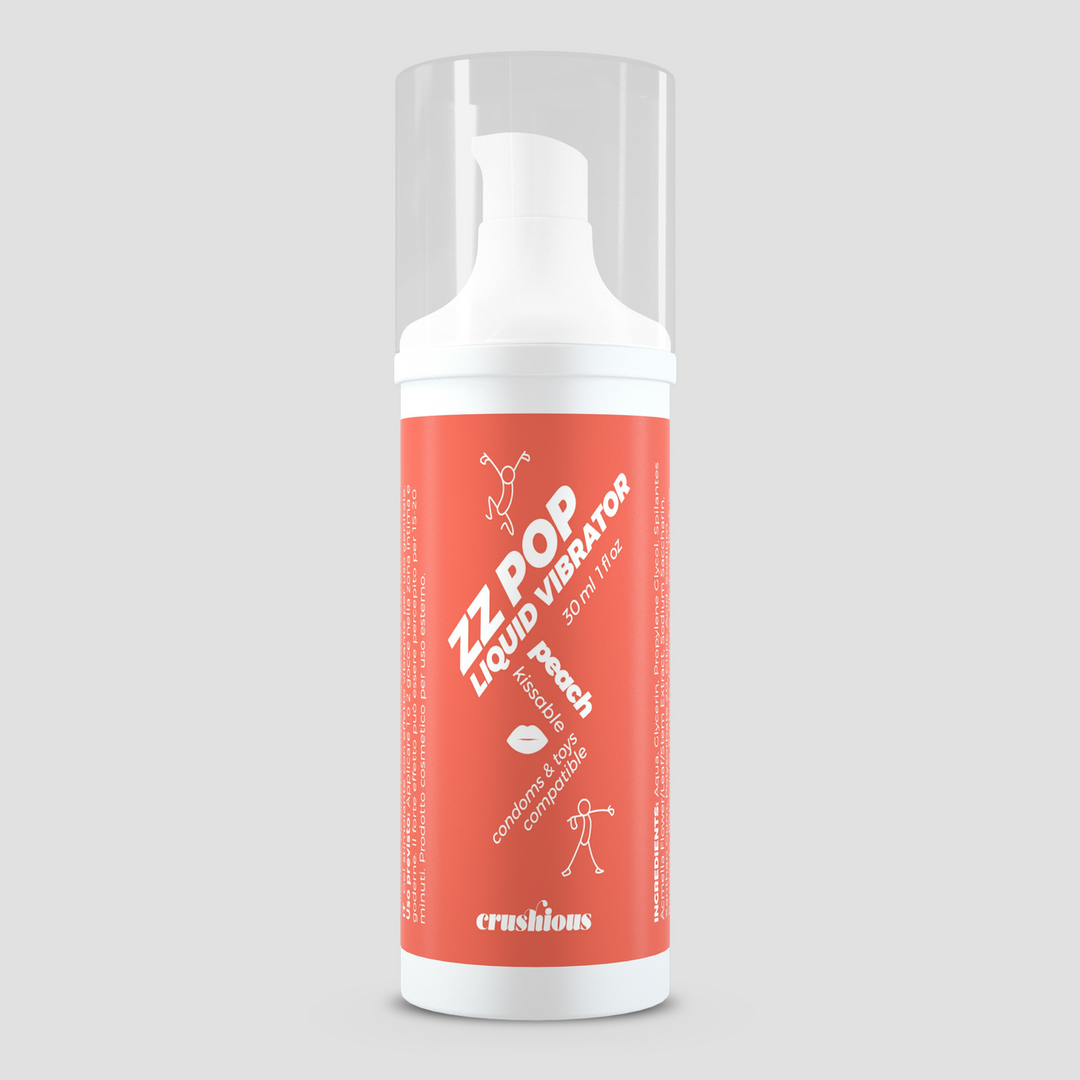 ZZ Pop - Kussbare Vloeibare Vibrator - Perzik - 1 fl oz / 30 ml - Afbeelding 5