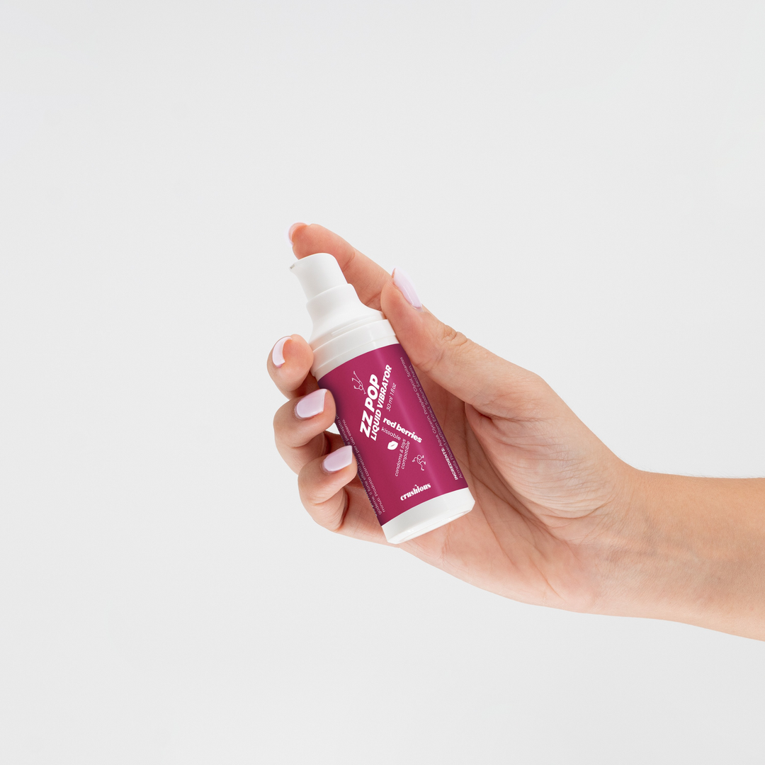 ZZ Pop - Kusbare Vloeibare Vibrator - Rode Bessen - 1 fl oz / 30 ml - Afbeelding 4
