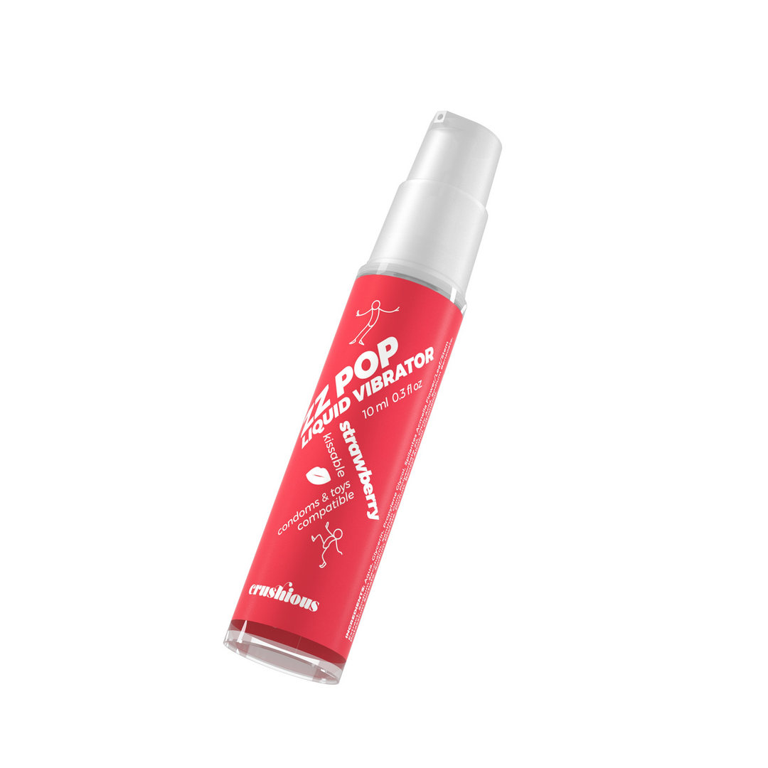 ZZ Pop - Kussbare Vloeibare Vibrator - Aardbei - 0,3 fl oz / 10 ml - Afbeelding 3