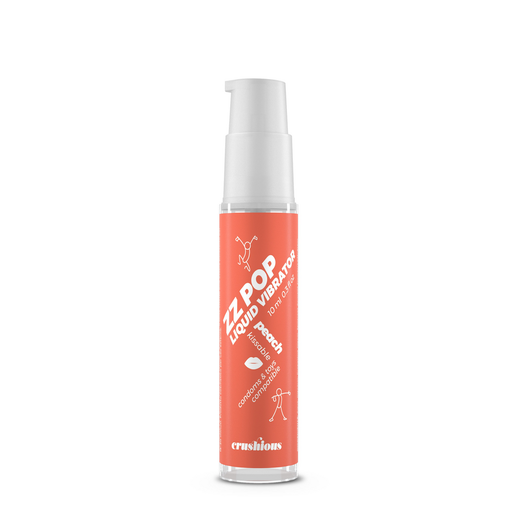 ZZ Pop - Kussbare Vloeibare Vibrator - Perzik - 0,3 fl oz / 10 ml - Afbeelding 2
