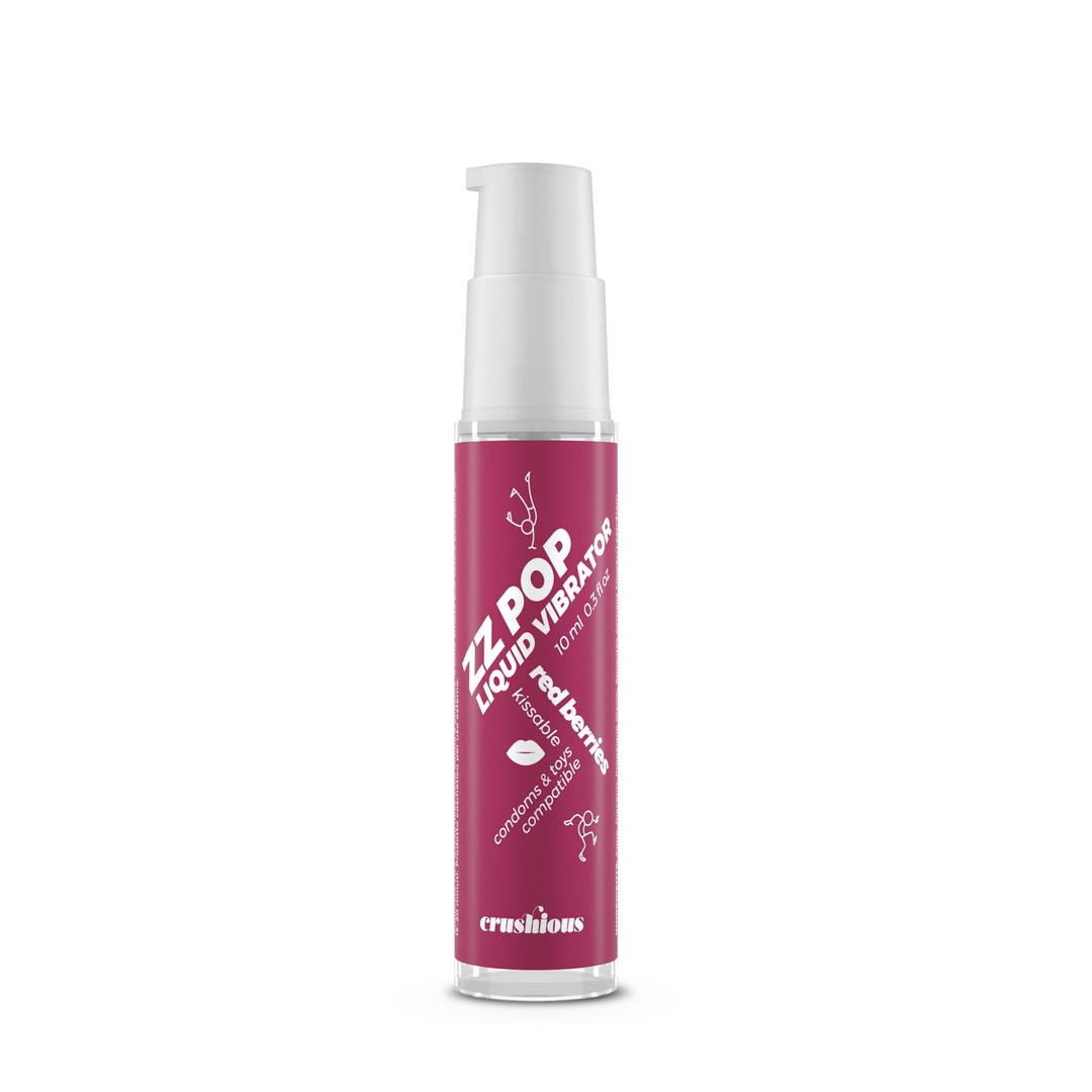 ZZ Pop - Kussbare Vloeibare Vibrator - Rode Bessen - 0,3 fl oz / 10 ml - Afbeelding 2