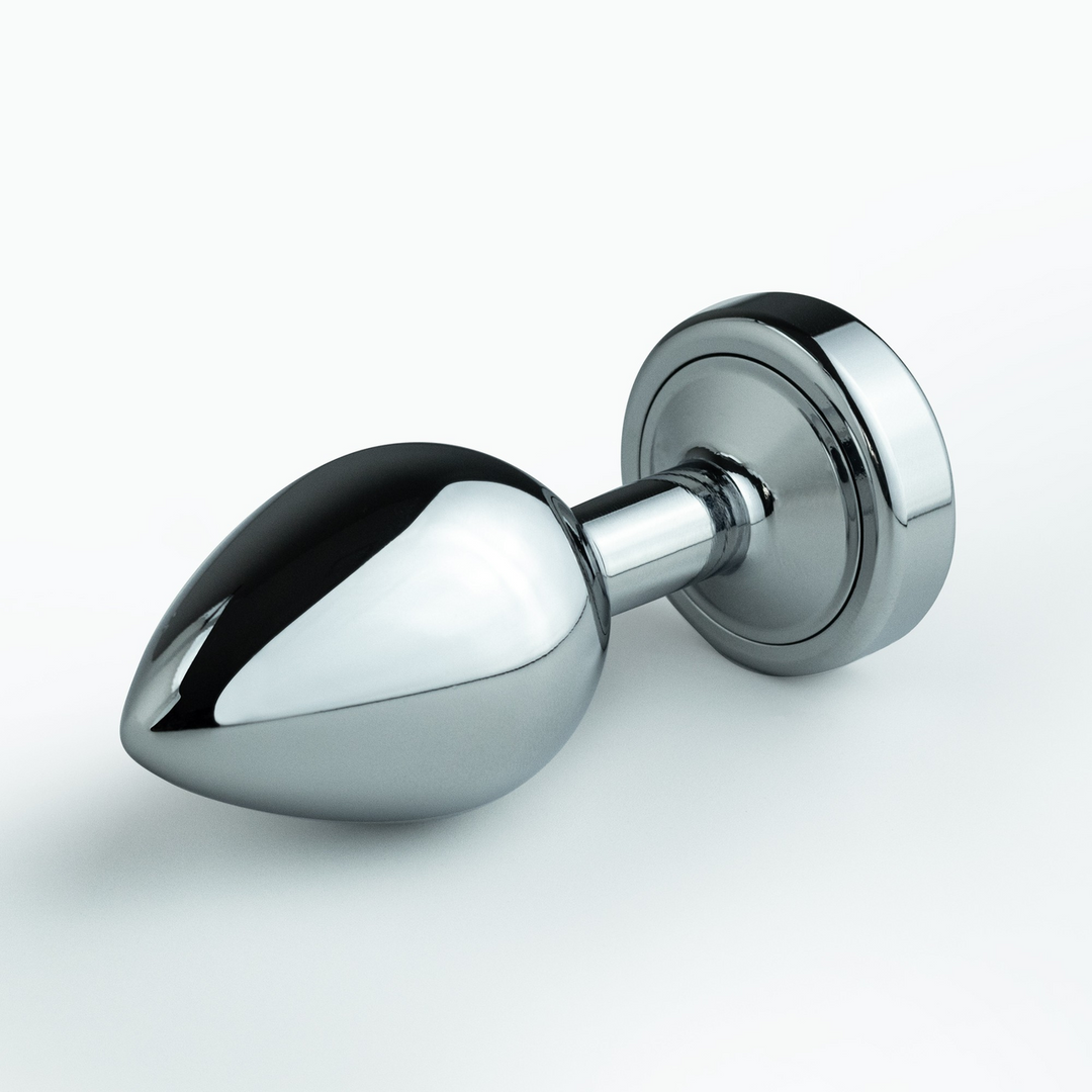 Borealis - Metalen Anale Plug met LED RGB - Klein - Zilver - Afbeelding 4