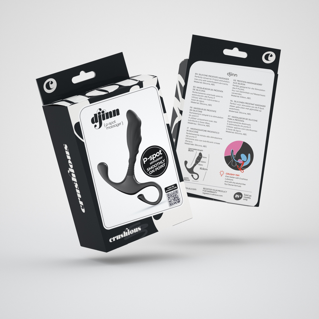 Djinn - Siliconen Prostaatmassager - Zwart - Afbeelding 2