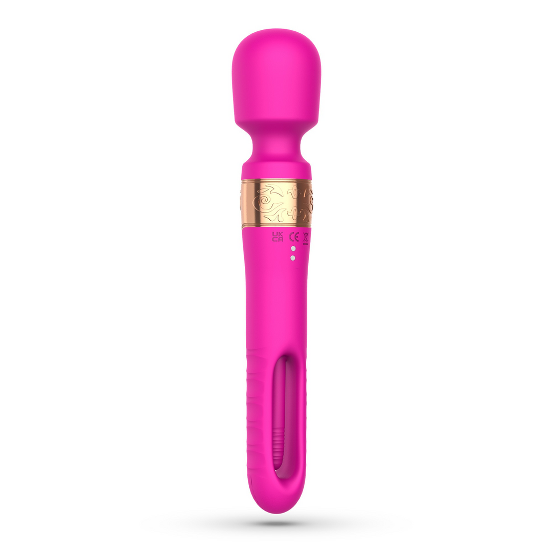 Big Ben - Dual Wand Massager met Flicker - Roze - Afbeelding 4