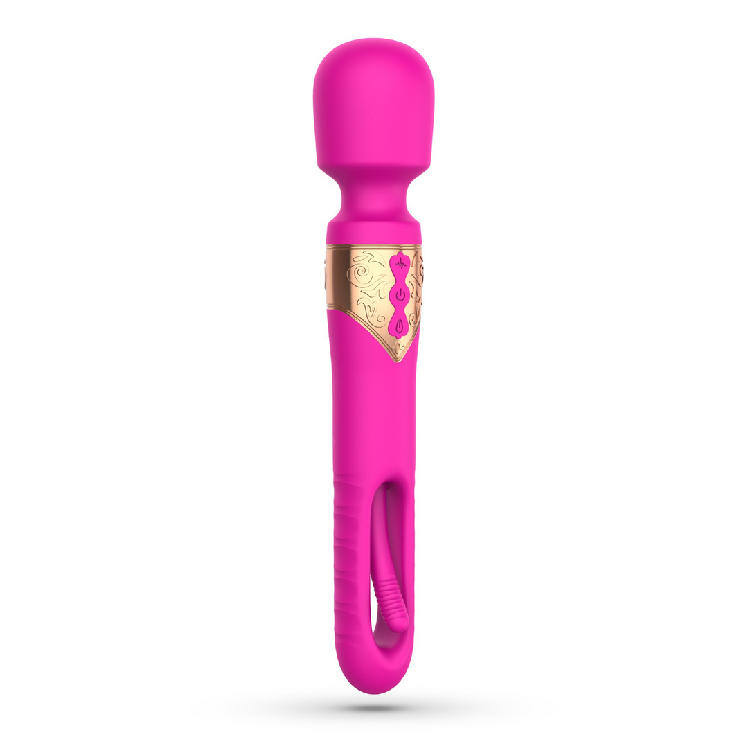 Big Ben - Dual Wand Massager met Flicker - Roze - Afbeelding 5