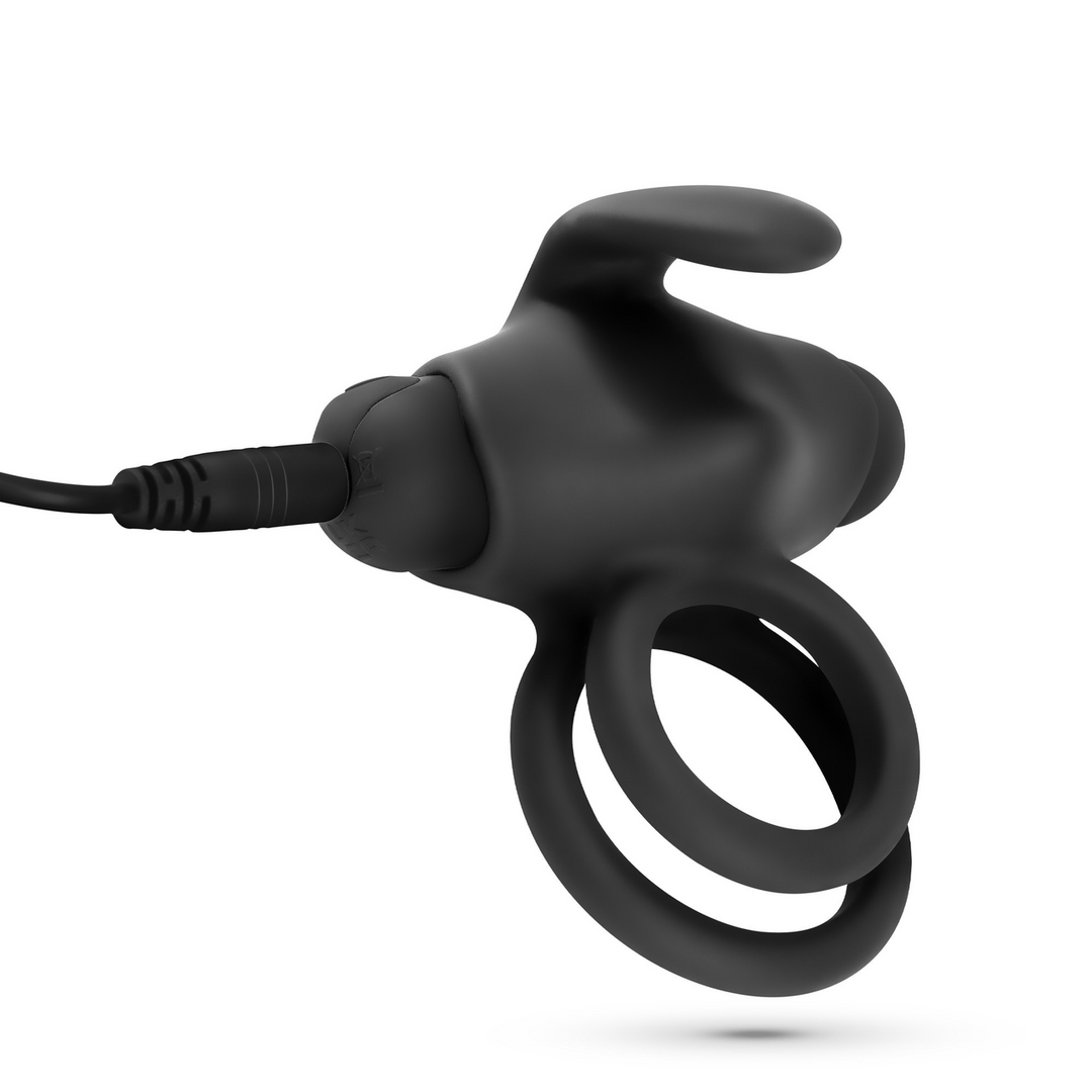 Thumper - Vibrerende Dubbele Cockring met Afstandsbediening - Zwart - Afbeelding 5