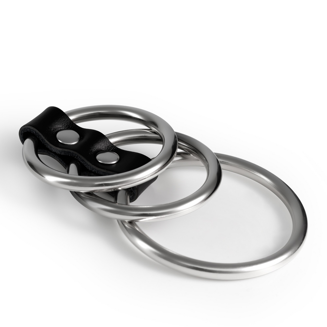 Saruman - Metalen Cockring Set - Zilver - Afbeelding 5