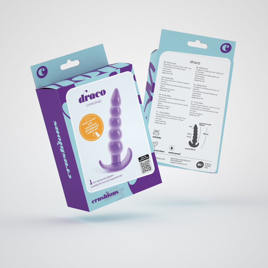 Draco - Anale Plug - Lila - Afbeelding 2