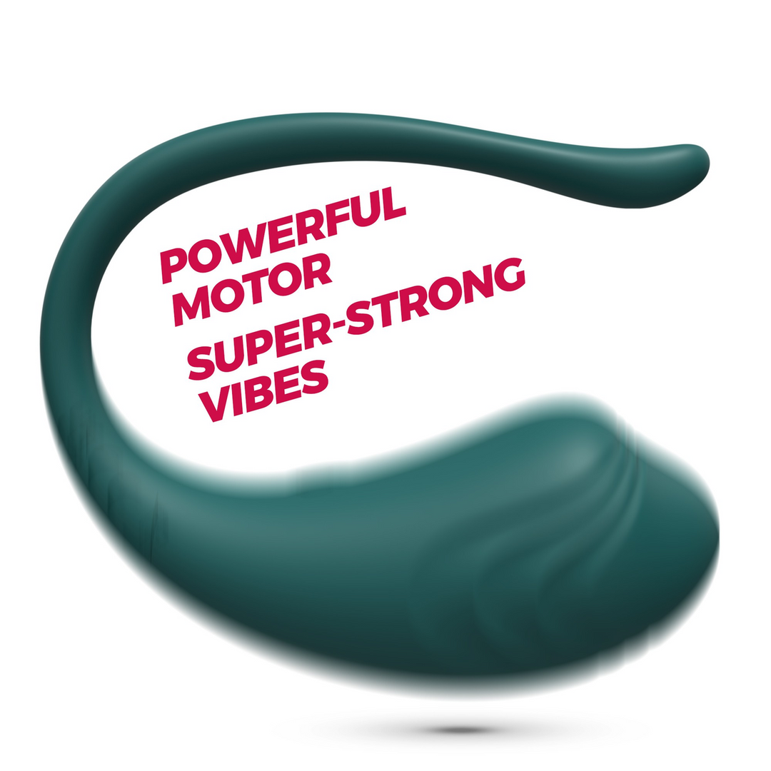 Tamago - Oplaadbaar Vibrerend Ei met Afstandsbediening - Smaragd - Afbeelding 6