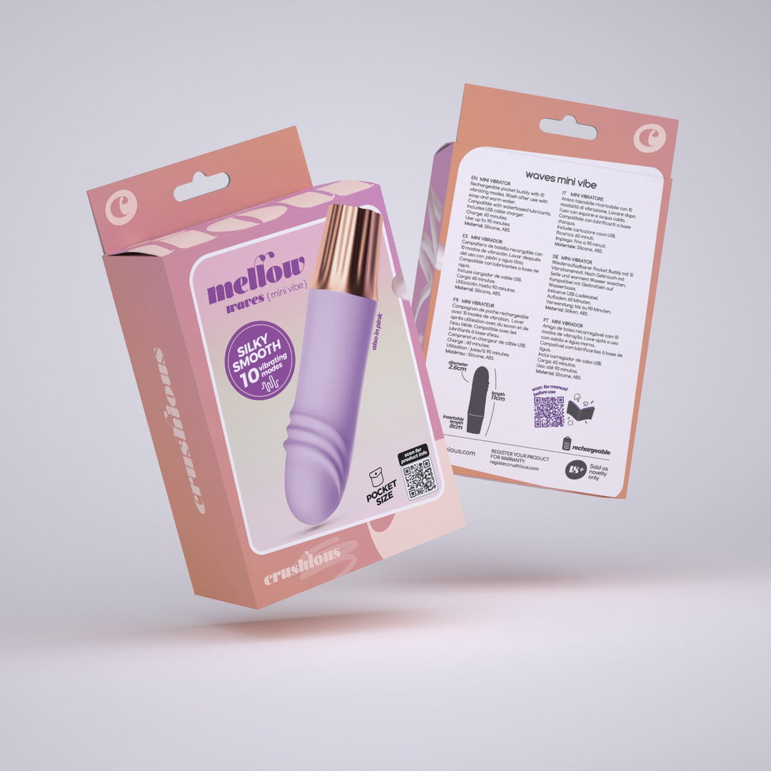 Mellow Waves - Mini Vibrator - Lavendel - Afbeelding 2