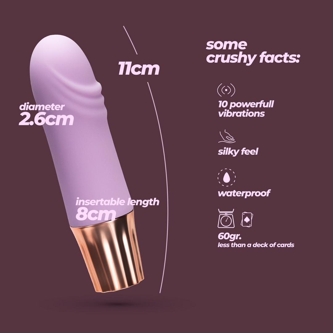 Mellow Waves - Mini Vibrator - Lavendel - Afbeelding 6