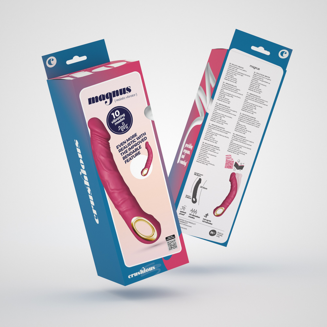 Magnus Bend - Realistische Flexibele Vibrator - Roze - Afbeelding 2