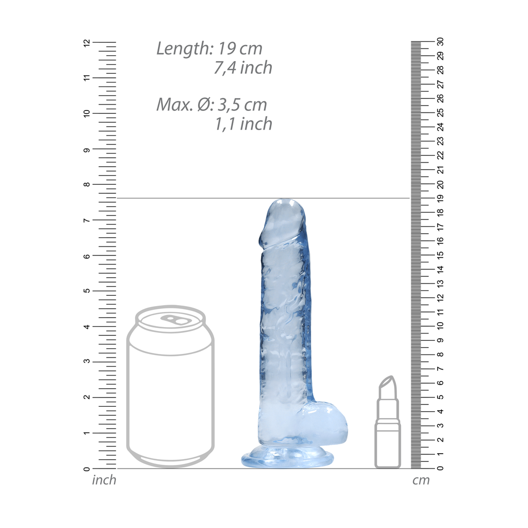 Realistisch Dildo met Ballen - 7 / 17 cm - Afbeelding 6