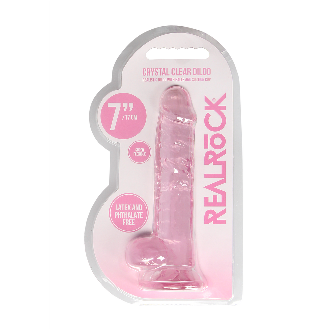 Realistisch Dildo met Ballen - 7 / 18 cm - Afbeelding 2