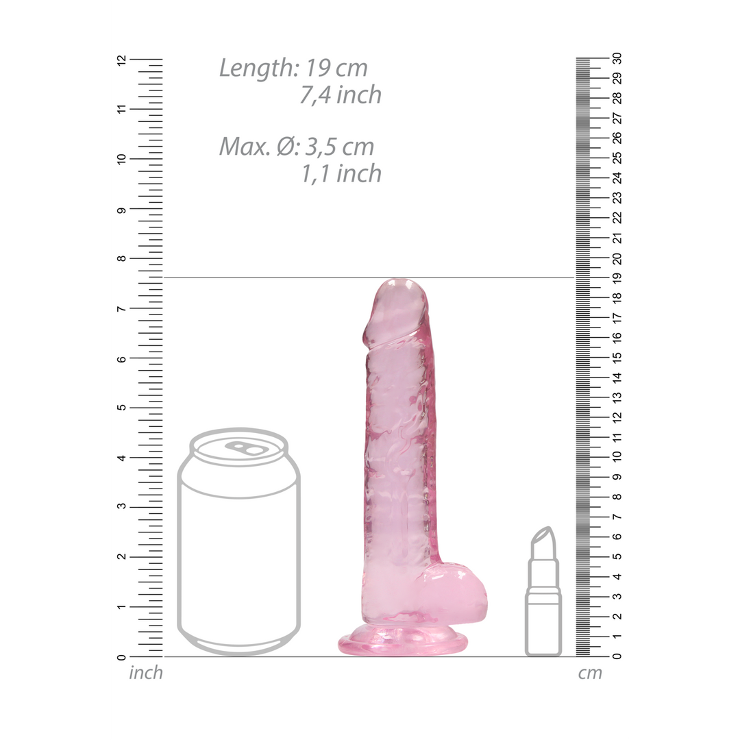 Realistisch Dildo met Ballen - 7 / 18 cm - Afbeelding 6