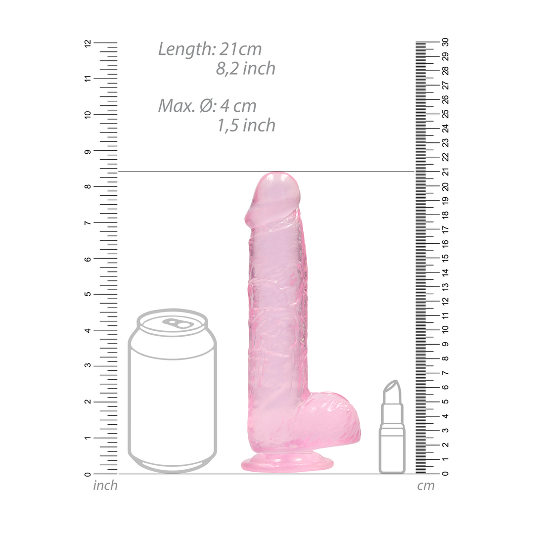 Realistische Dildo met Ballen - 8 / 21 cm - Afbeelding 6