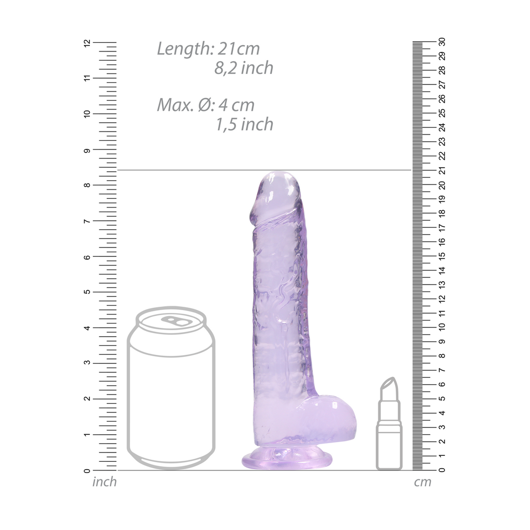Realistische Dildo met Ballen - 8 / 21 cm - Afbeelding 6