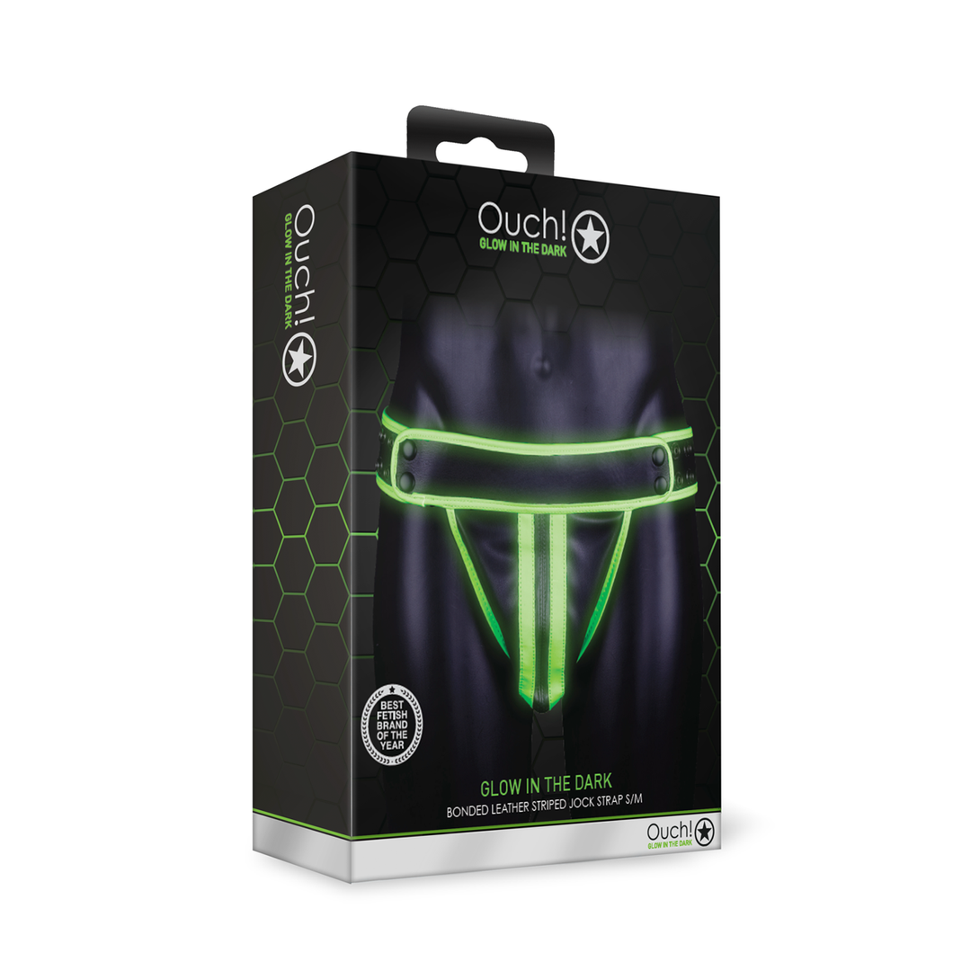 Gestreepte Jockstrap - Glow in the Dark - S/M - Afbeelding 2