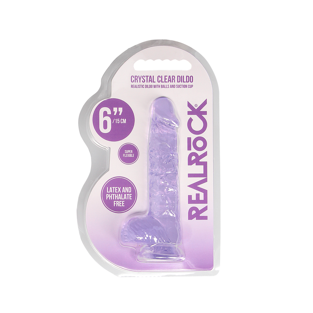 Realistische Dildo met Ballen - 6 / 15 cm - Afbeelding 2