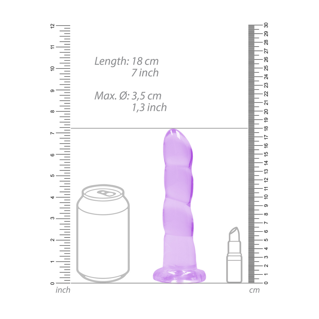 Niet-realistische Dildo met Zuignap - 7 / 17 cm - Afbeelding 5