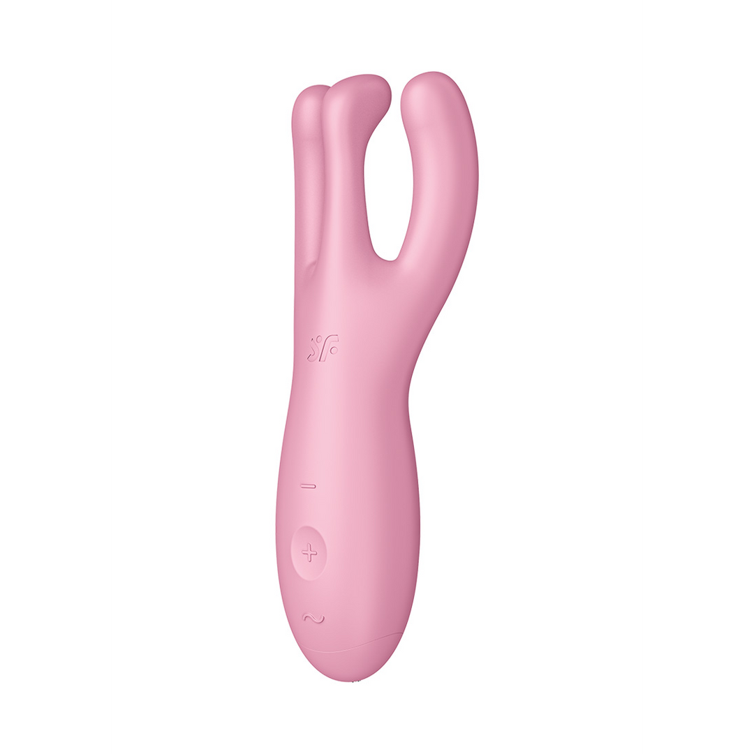 Threesome 4Plus - Lay-on Vibrator met App - Roze - Afbeelding 4