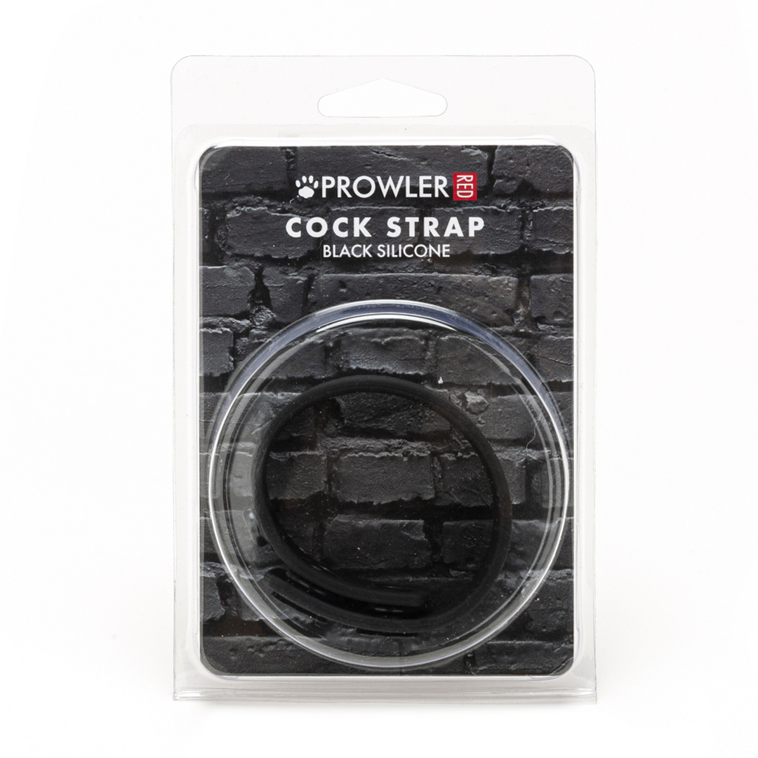 Siliconen Cock Strap - Zwart - Afbeelding 2