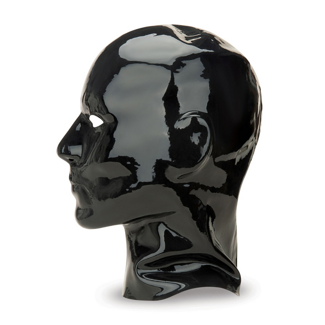 Latex Kap - Zwart - Afbeelding 4