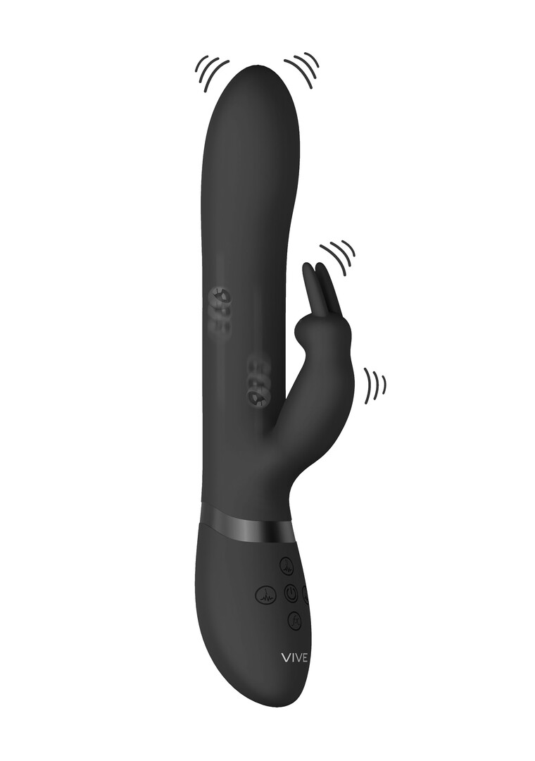 Amoris - Stimulerende Kralen Konijn - Zwart - Afbeelding 4