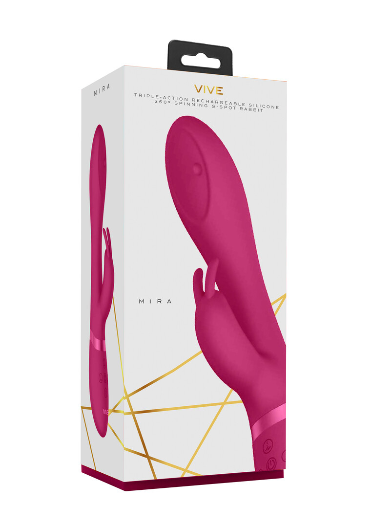 Mira - Spinning G-spot Rabbit - Roze - Afbeelding 2
