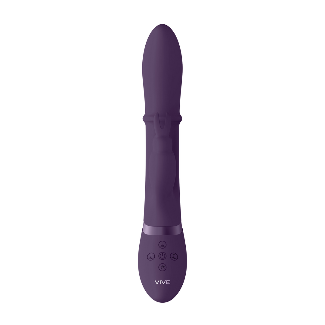 Halo - Ring Rabbit Vibrator - Paars - Afbeelding 5