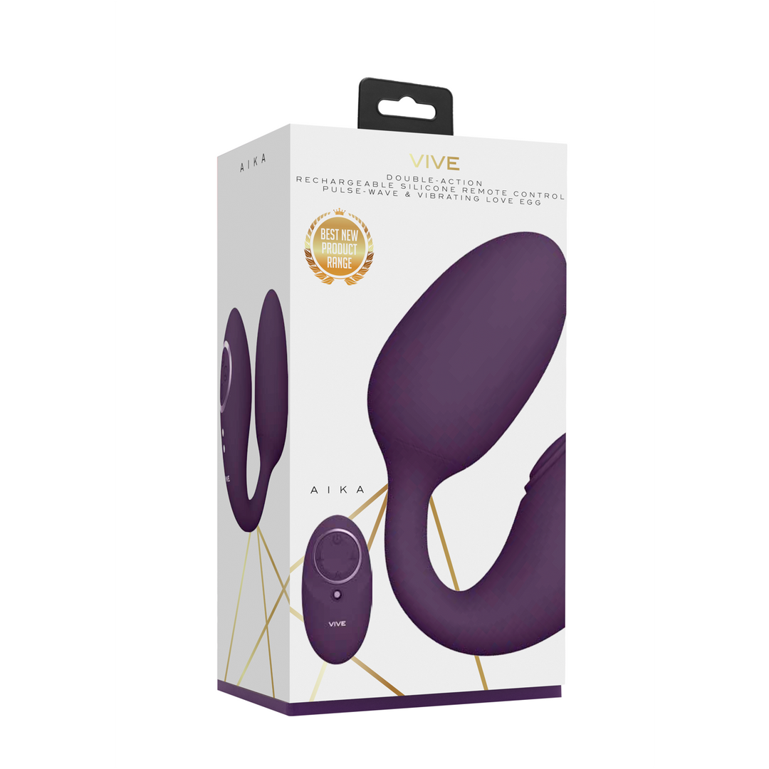 Aika - Pulse Wave Vibrating Love Egg - Paars - Afbeelding 2