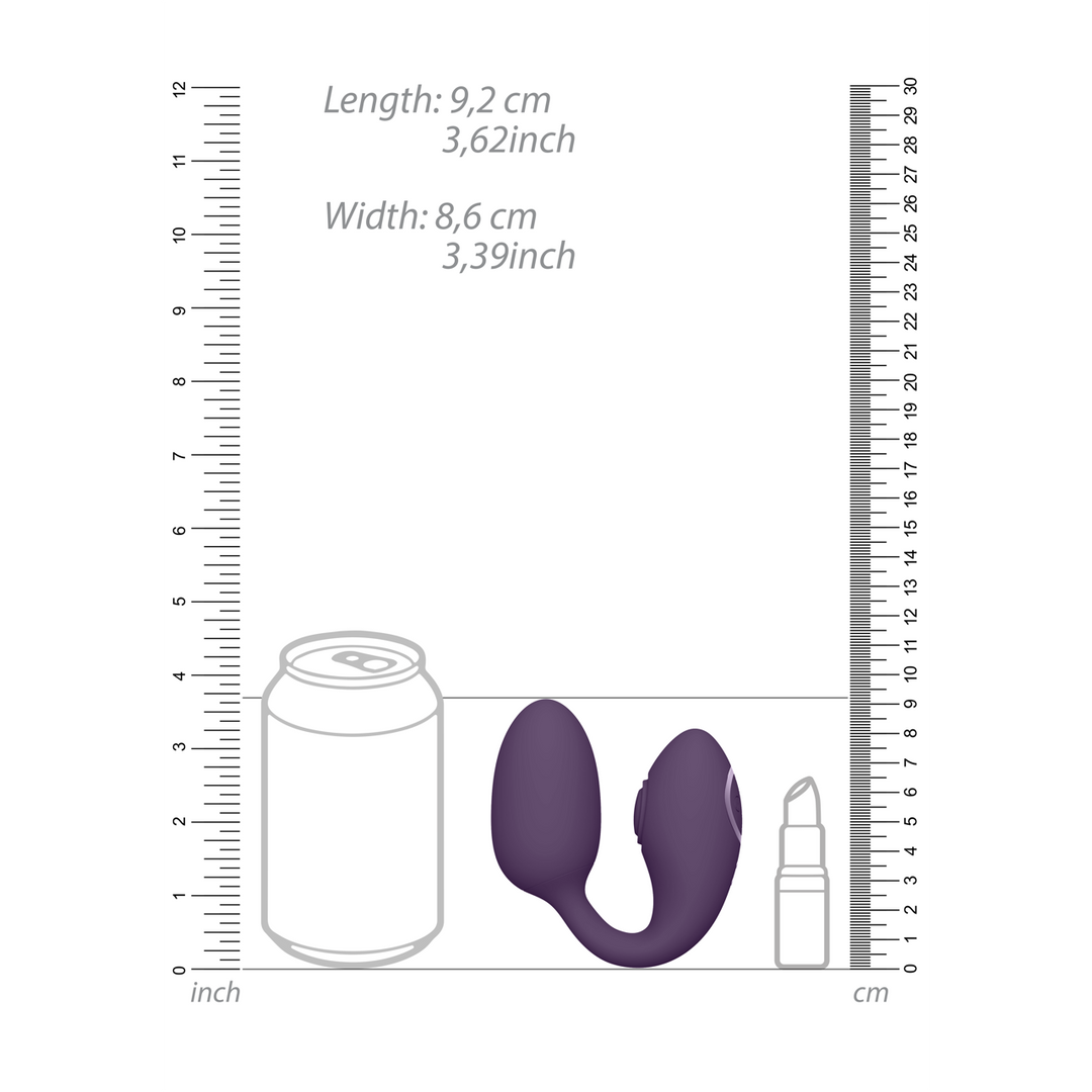 Aika - Pulse Wave Vibrating Love Egg - Paars - Afbeelding 7