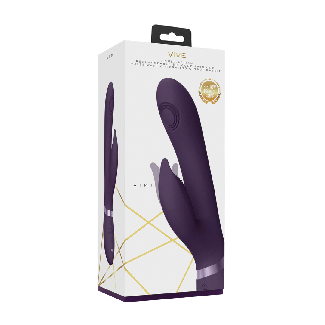 Aimi - Pulse Wave Vibrerende G-Spot Rabbit - Paars - Afbeelding 2