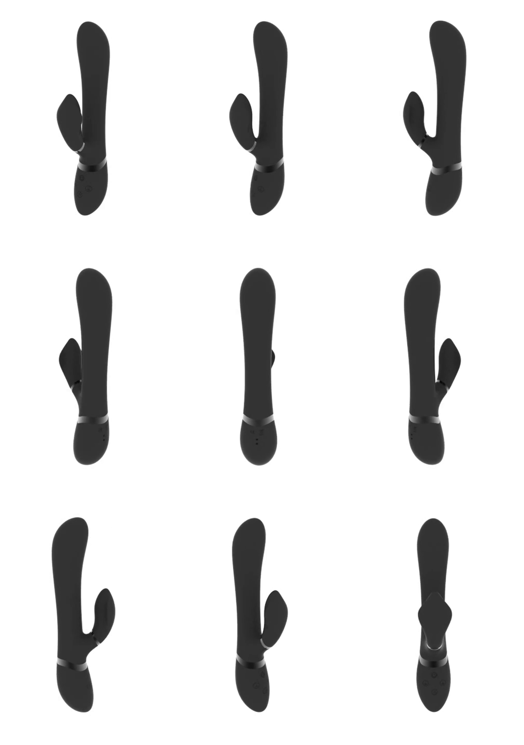 Chou - G-Spot Rabbit Clitoral Stimulator - Zwart - Afbeelding 7