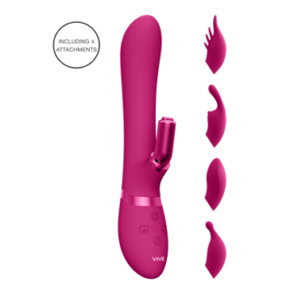 Chou - G-Spot Rabbit Clitoral Stimulator - Roze