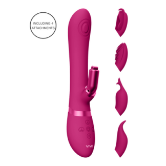Etsu - Pulse Wave G-Spot Rabbit Clitoral Stimulator - Roze
