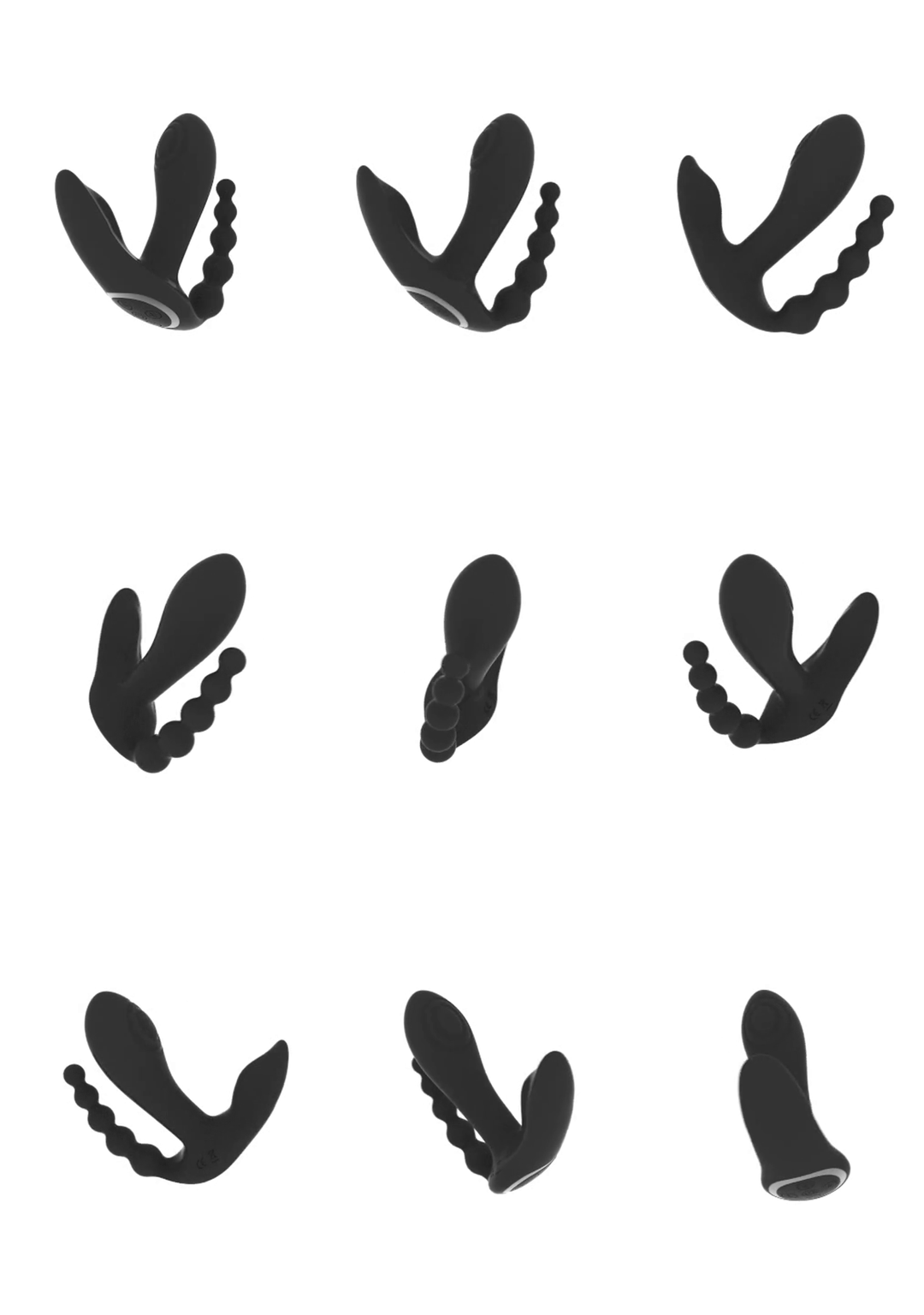 Kata - Pulse Wave Vibrerende Dubbele Penetratie Vibrator - Zwart - Afbeelding 5