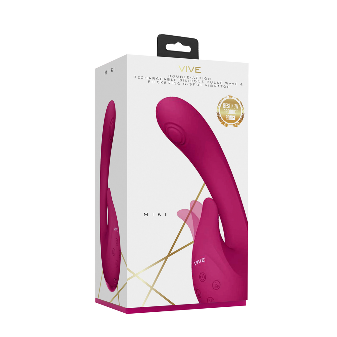 Miki - Pulse Wave Flickering G-Spot Vibrator - Roze - Afbeelding 2