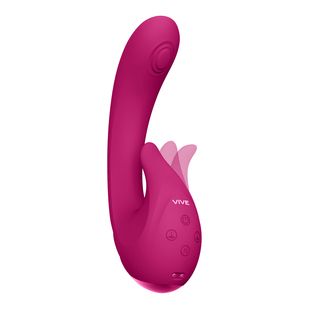 Miki - Pulse Wave Flickering G-Spot Vibrator - Roze - Afbeelding 7
