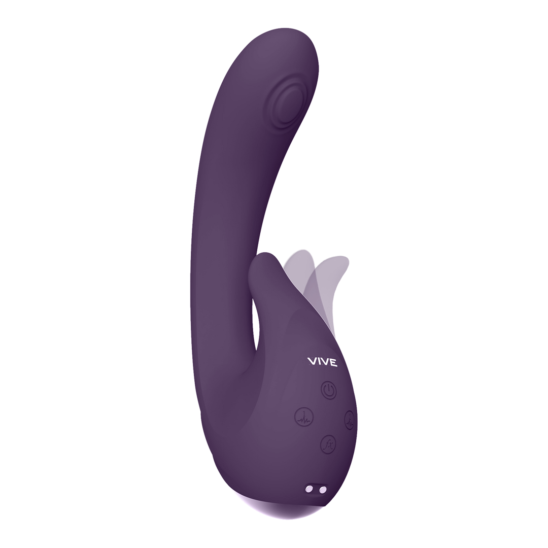 Miki - Pulse Wave Flickering G-Spot Vibrator - Paars - Afbeelding 7