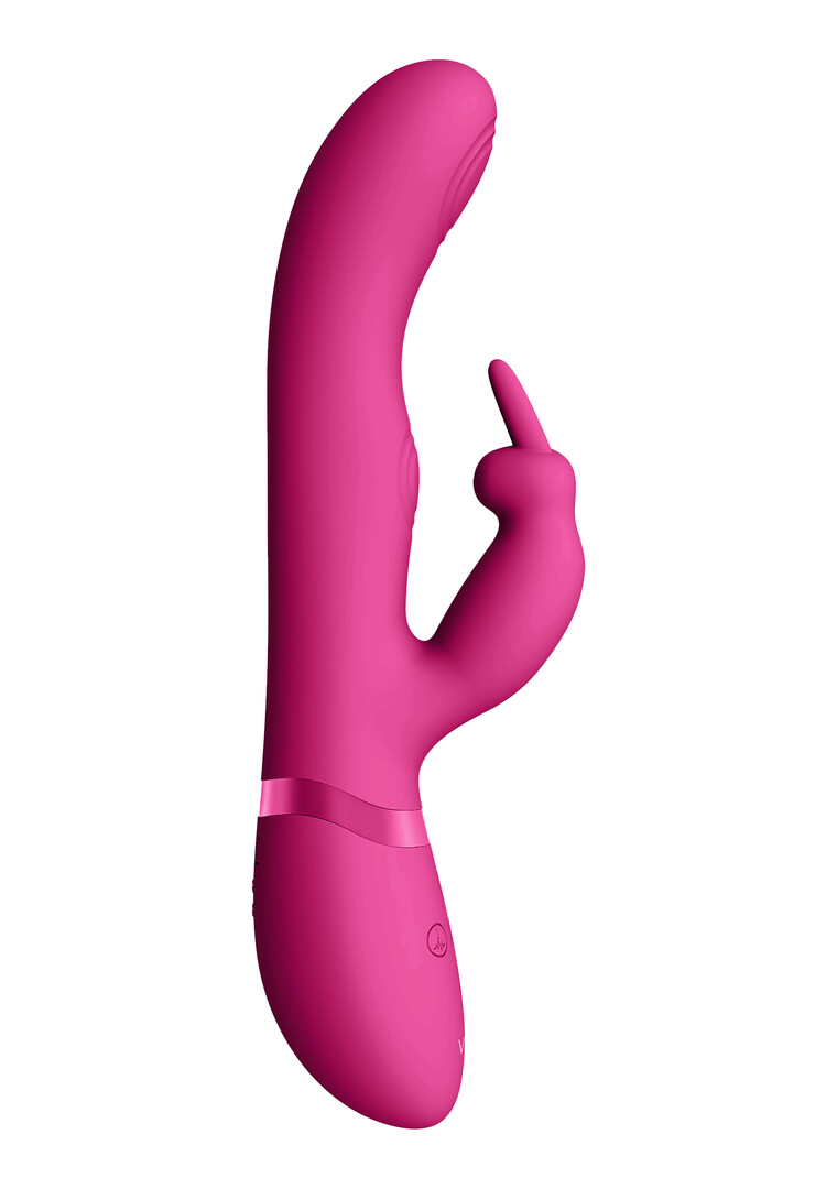 Mei - Dual Pulse-Wave Vibrating C-spot G-Spot Rabbit - Roze - Afbeelding 5