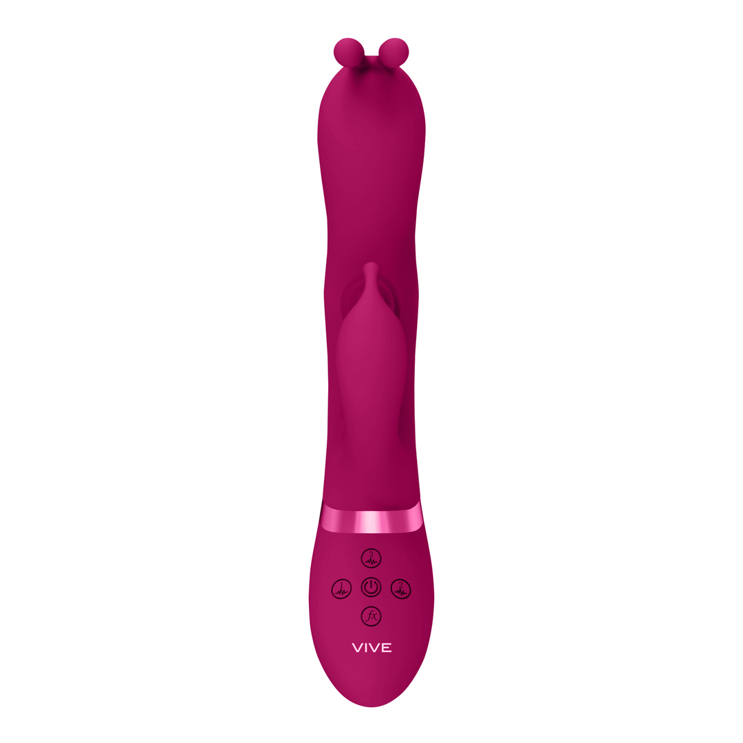 Gada - Vibrerende Bunny Ear G-Spot Rabbit met Pulse Wave Shaft - Afbeelding 3